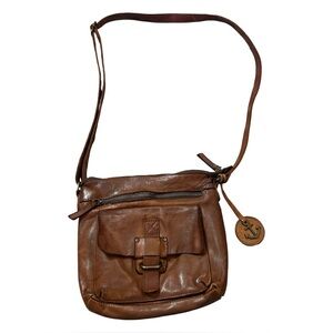 Harbour 2nd Leather Crossbody / Messenger – Caramel Cognac